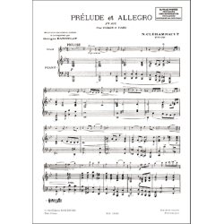 Pr&eacute;lude et Allegro (en sol) : Pour Violon & Piano